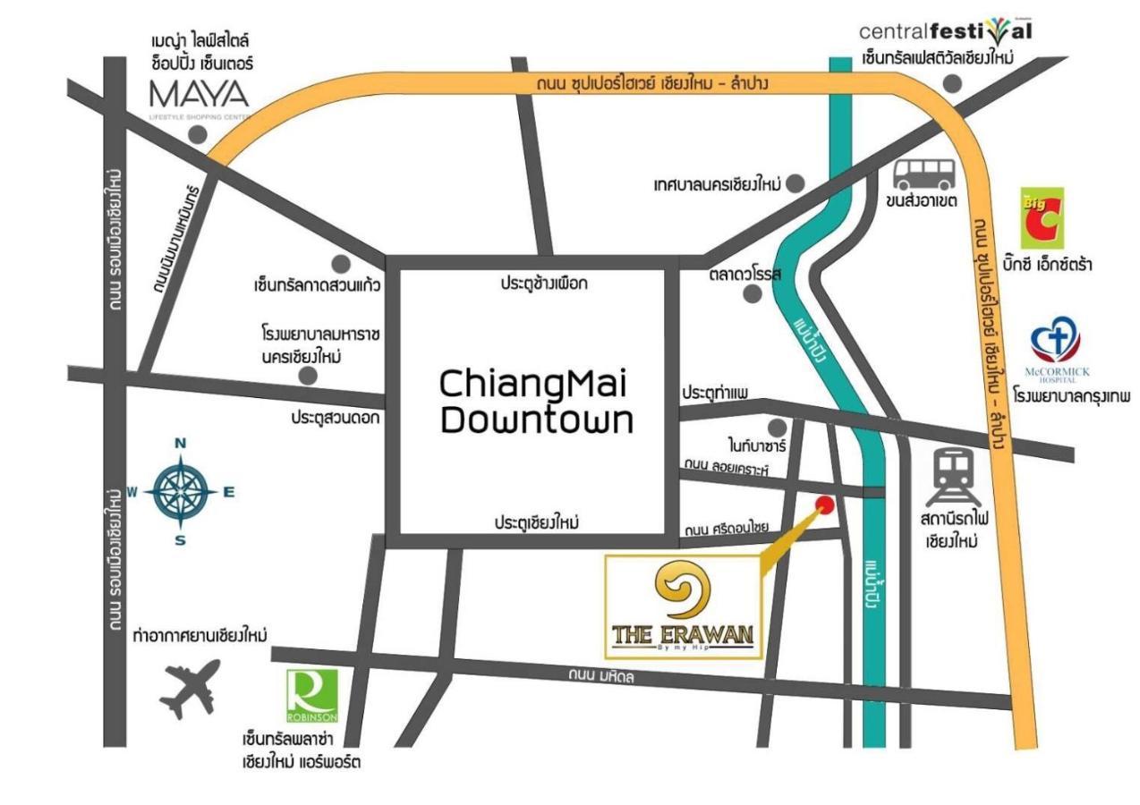 Chiang Mai Night Market Super Large Luxurious 3-Bedroom Hotel-Style Condo Dış mekan fotoğraf
